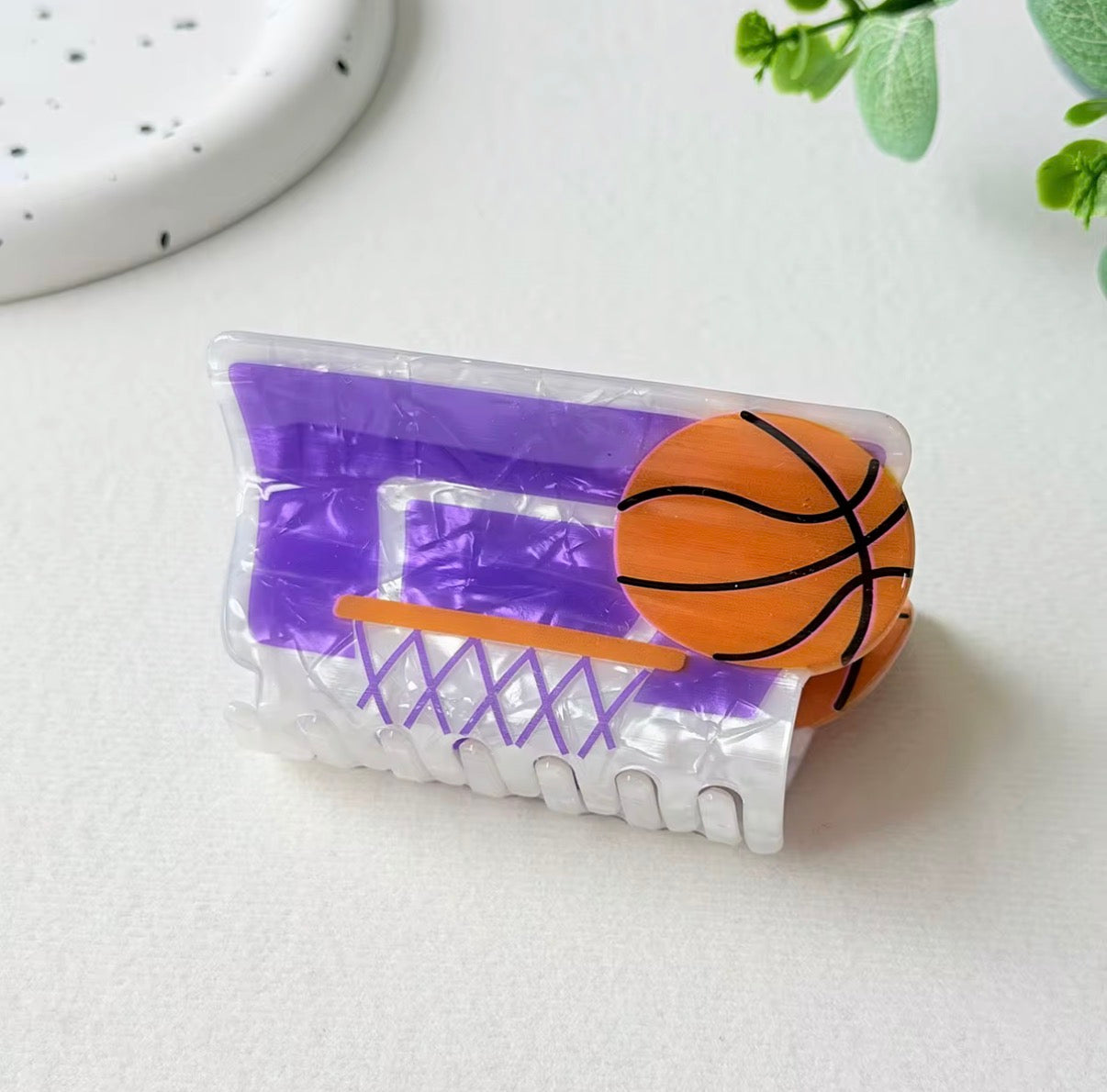 Basketball Hair Clip