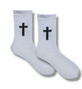 Crew Cross Socks - Black