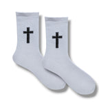 Crew Cross Socks - Black