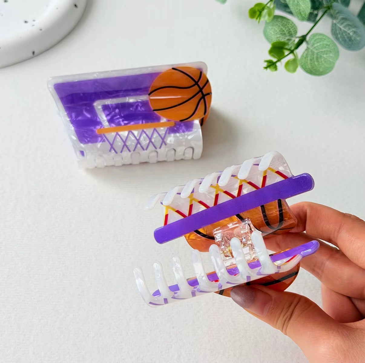 Basketball Hair Clip