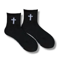 Cross Socks - Black
