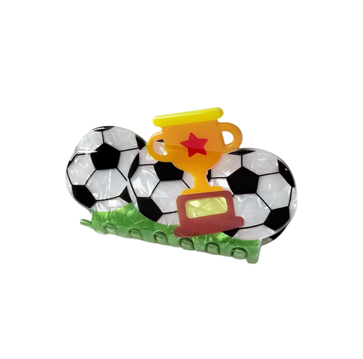 Soccer Hair Clip