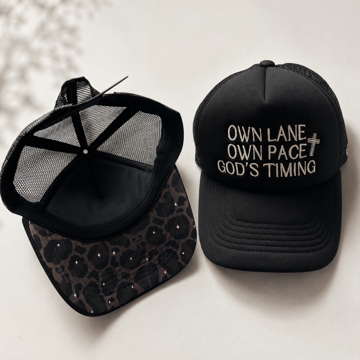 Trucker hat - Own Lane, Own Pace, Gods Timing
