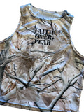 Rooted Active Crop Top - Faith over Fear