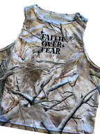 Rooted Active Crop Top - Faith over Fear
