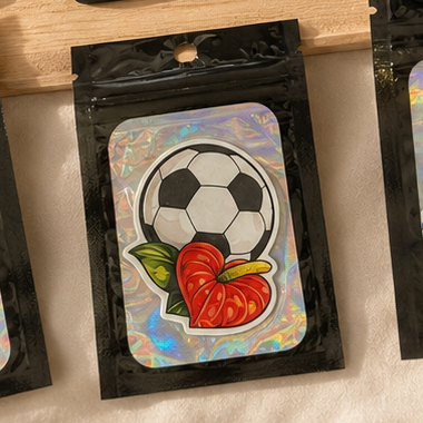 Sticker Decal - Soccer anthurium