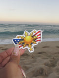 Sticker Decal -American Filipino Pride