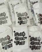 Faith over fear socks